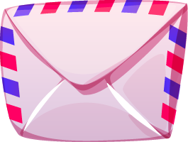 cartoon mail icon