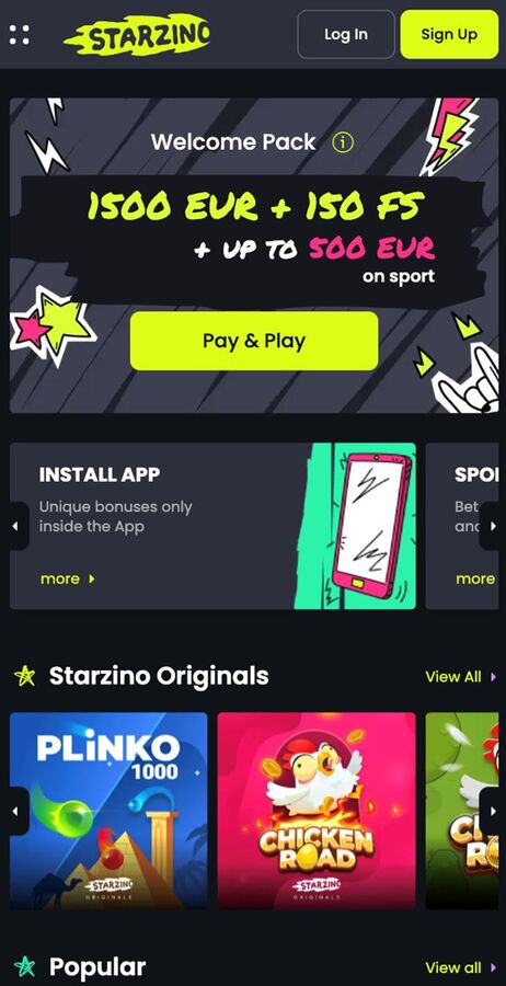 Starzinc bonus casino